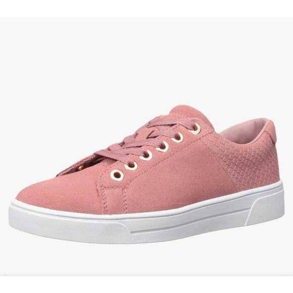 Ted Baker London Women's Riwven Fashion Sneaker Shoe Size 8 Pink Mauve - Picture 1 of 7
